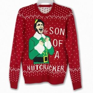 ELF Ugly Christmas Sweater M NEW Boyfriend Funny